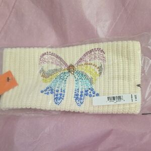 Kurt Geiger Cream Headband with Multicolor Bow